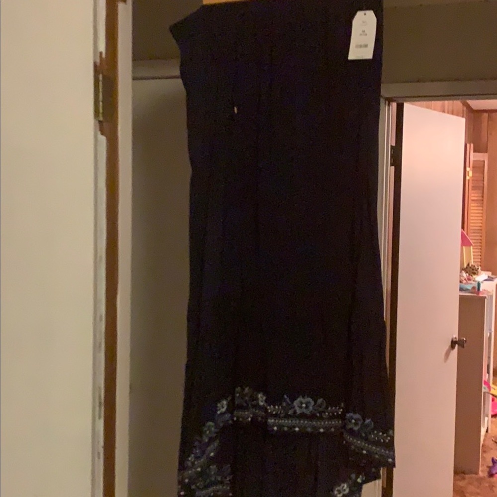 Navy skirt